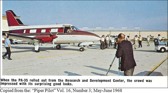Piper PA-35 18-Passenger Commuter Liner