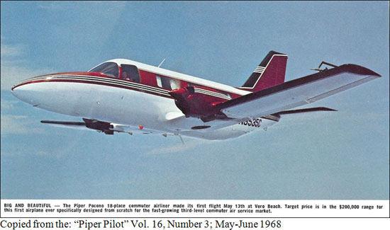 Piper PA-35 18-Passenger Commuter Liner