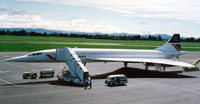 BAC Concorde, Christchurch, New Zealand. 10 October 1989